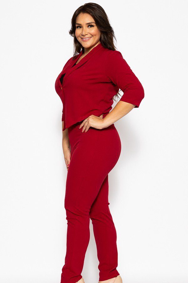 Classic Pant Suit Set
