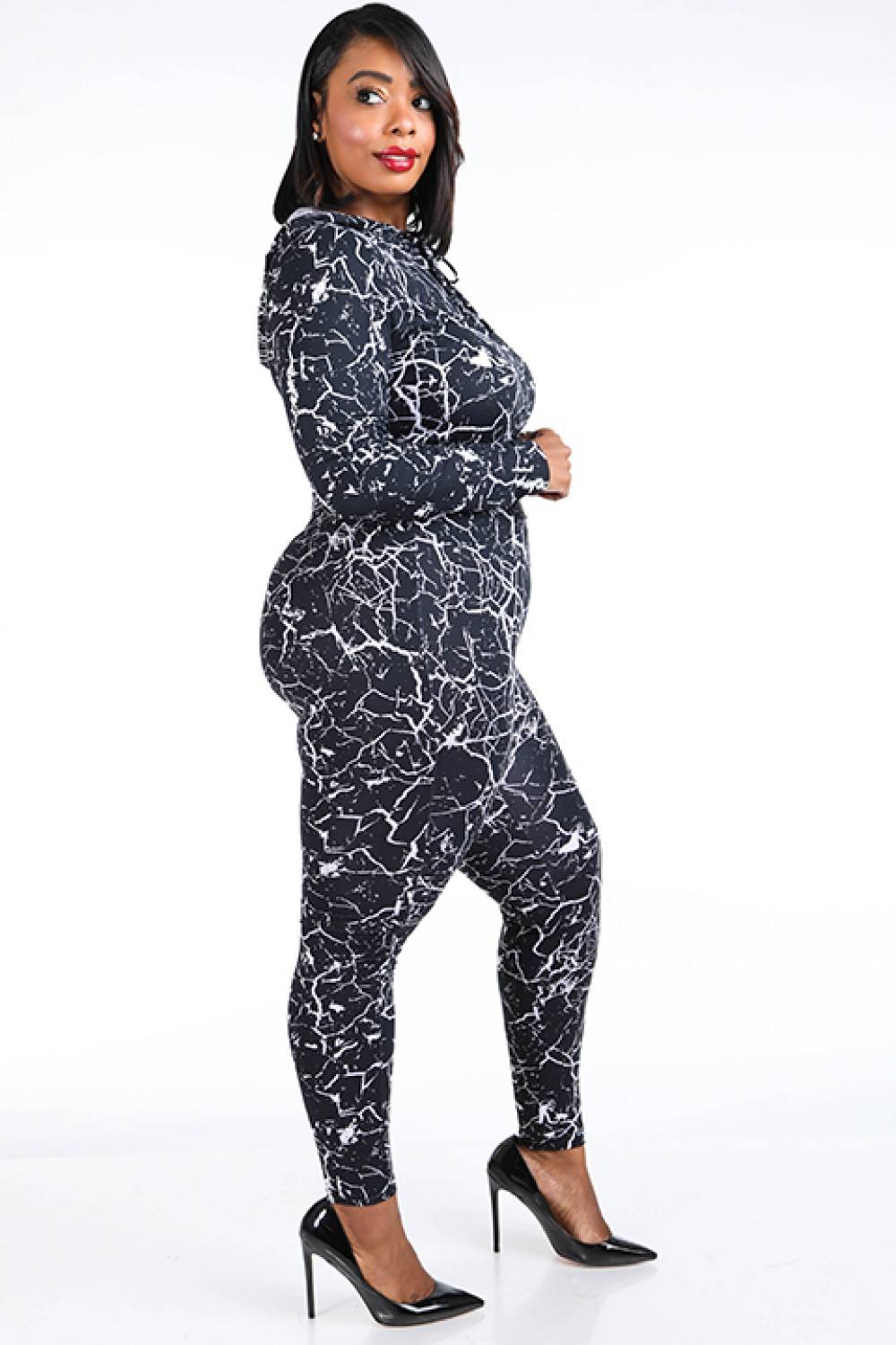 Hoodie Top & Leggings Set