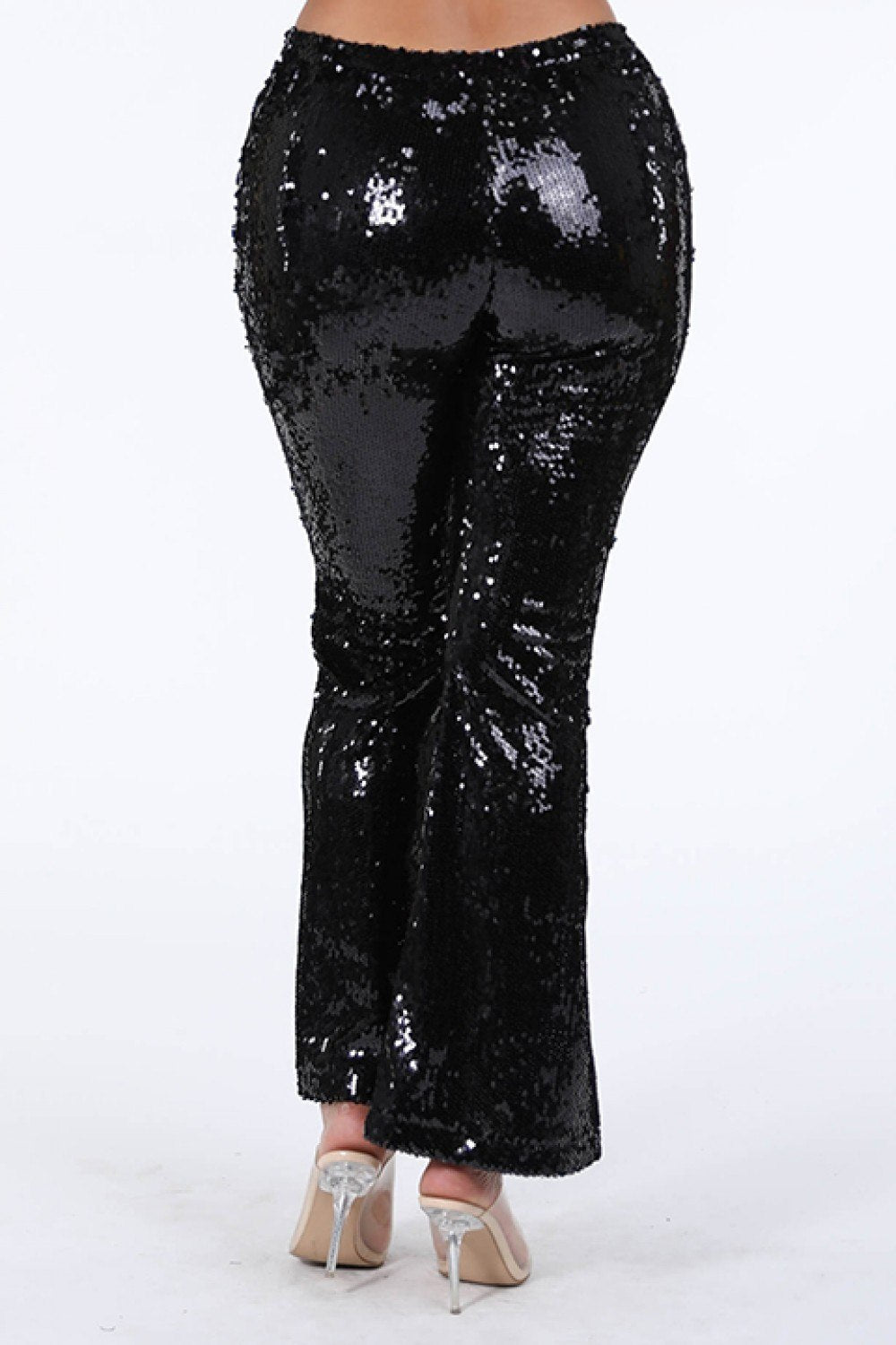 Sequined Flare Pants