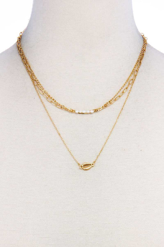 Trendy Fashion Triple Layer Necklace