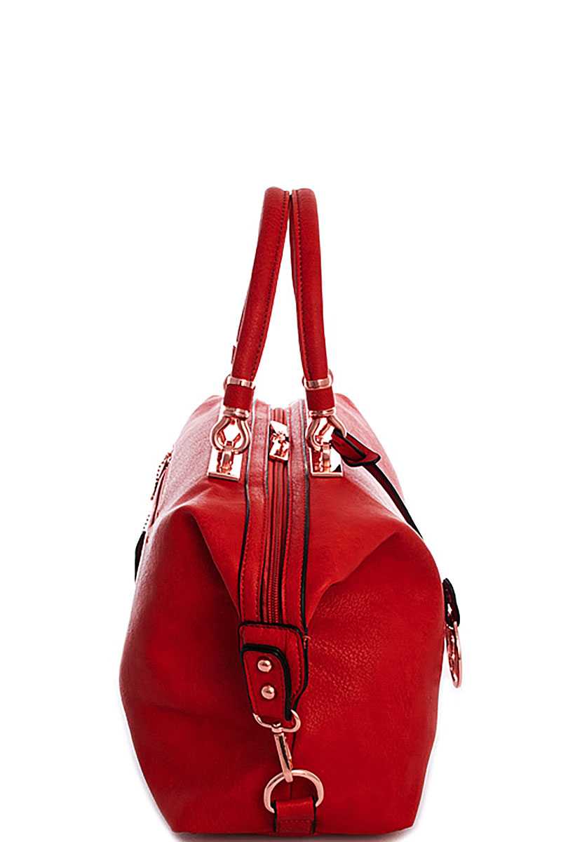 Designer Fashion Loose Fit Satchel With Long Strap