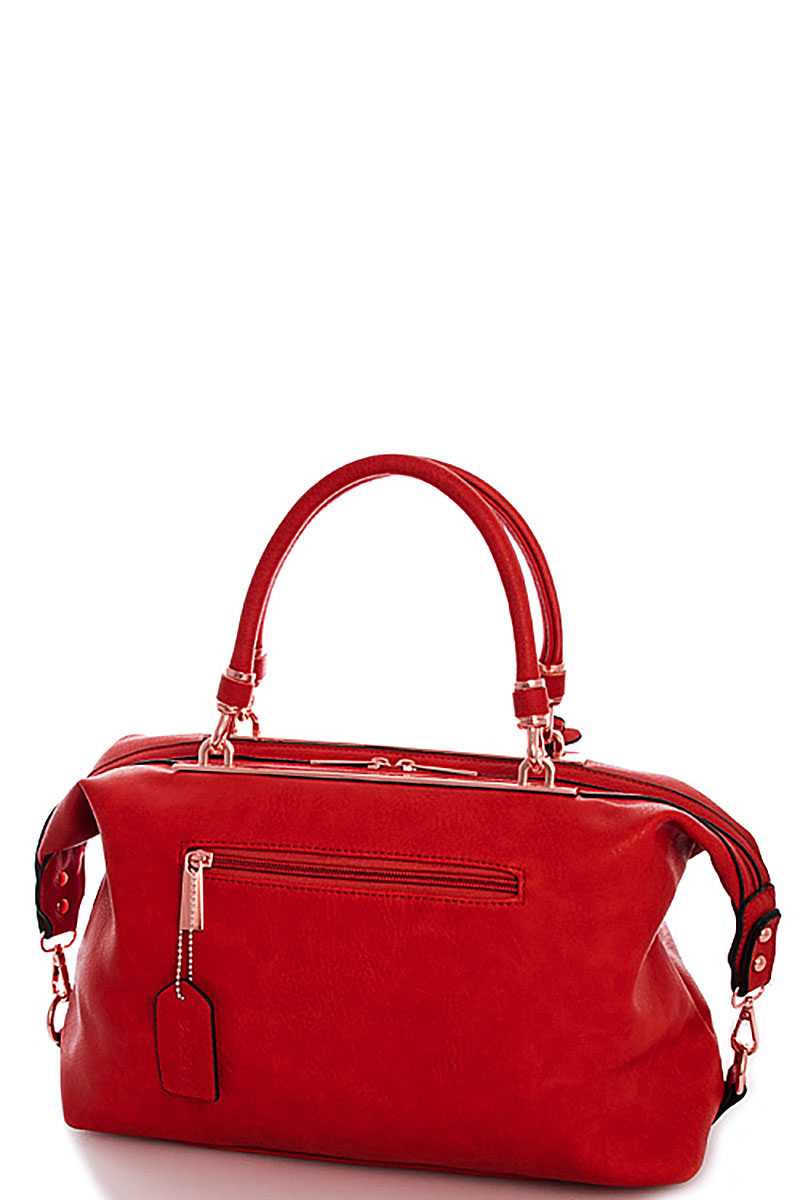 Designer Fashion Loose Fit Satchel With Long Strap