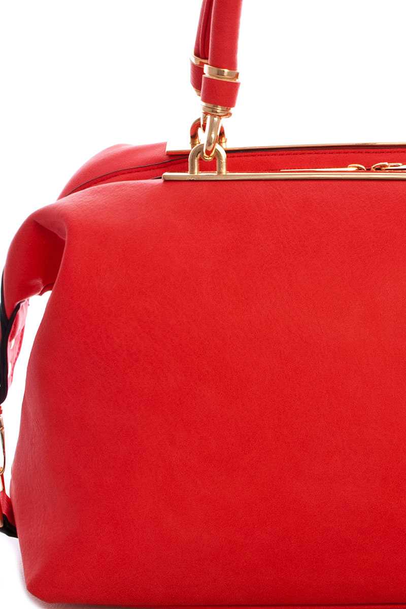 Designer Fashion Loose Fit Satchel With Long Strap