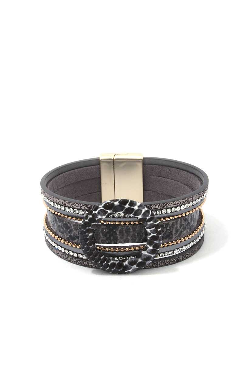 Snake Pattern Ring Magnetic Bracelet