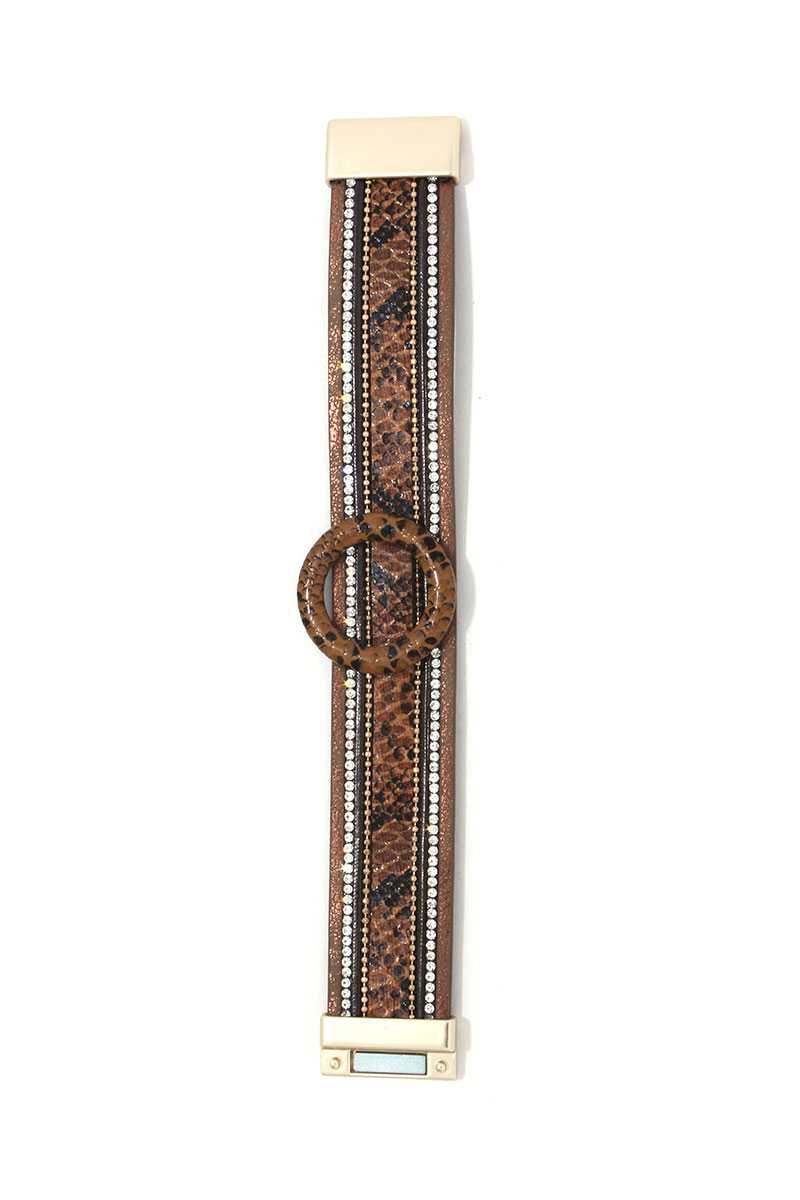 Snake Pattern Ring Magnetic Bracelet