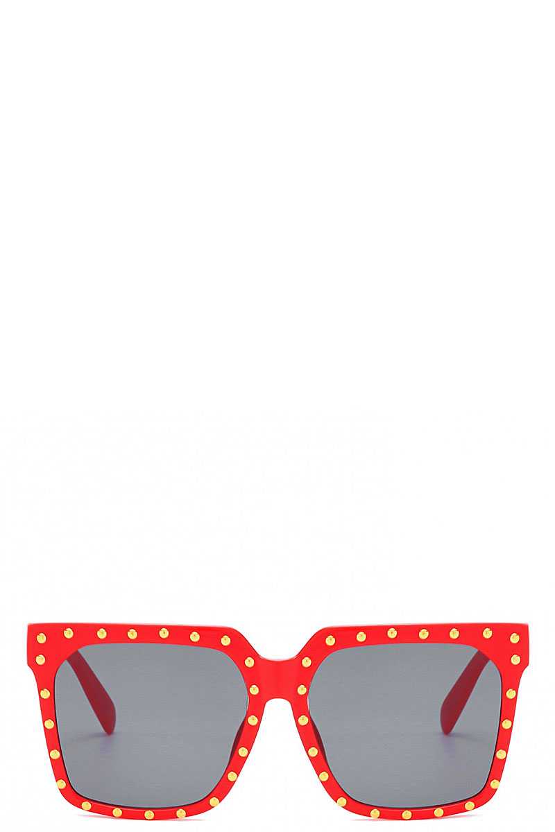 Designer Studded Poly Carbonate Sunglasses