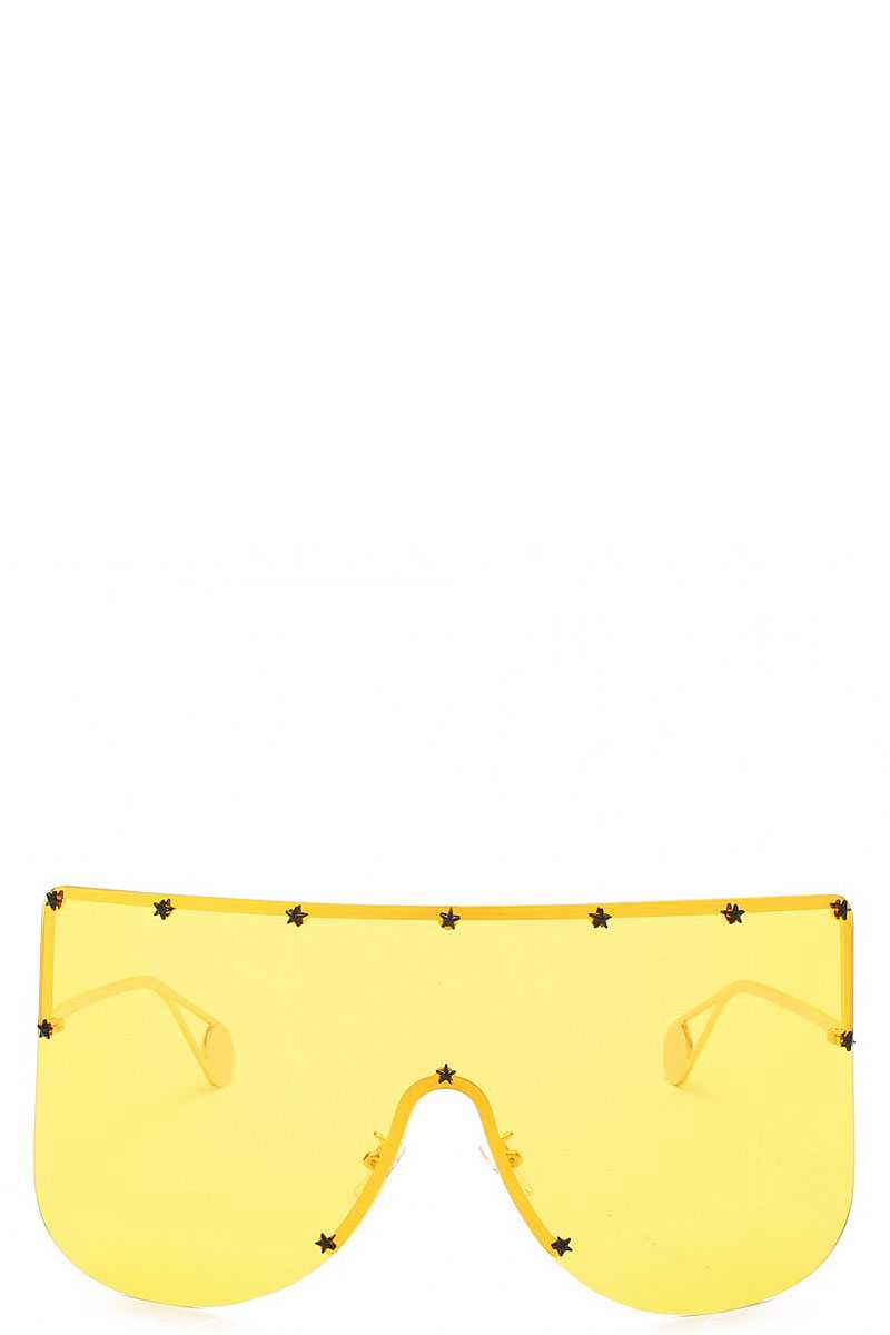 Stylish Star Accent Tint Sunglasses