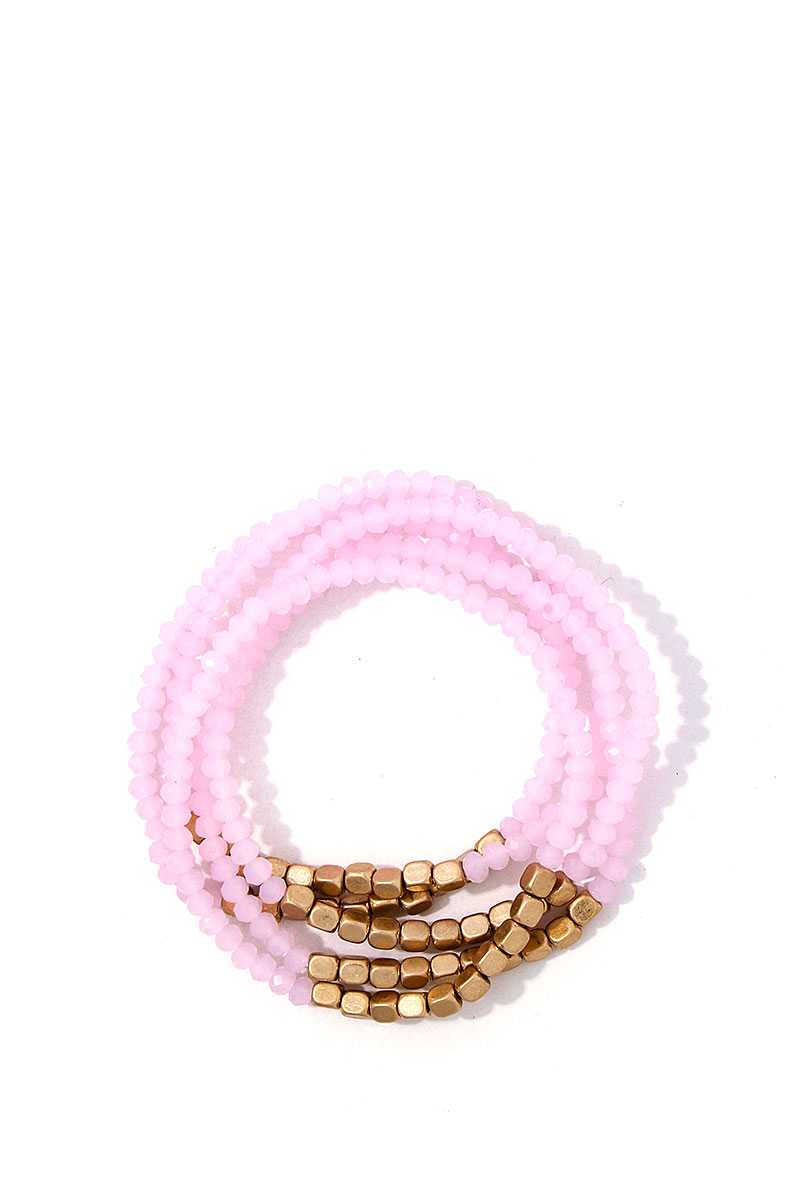 5 Multi Beaded Trendy Bracelets