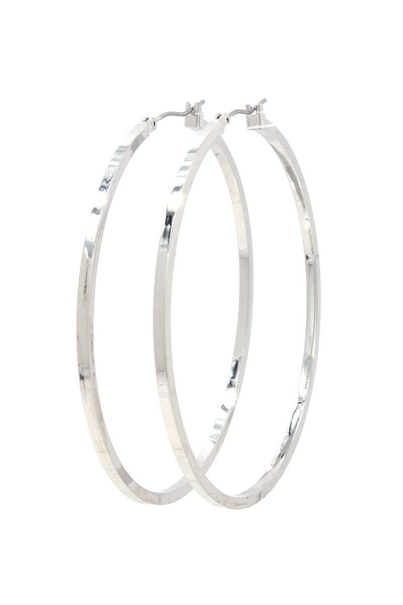 Metal Hoop Earring