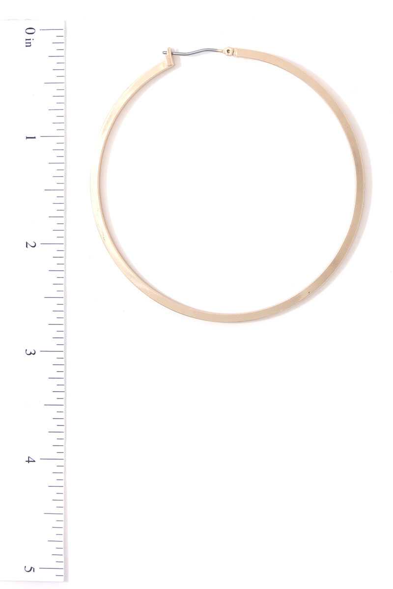 Metal Hoop Earring