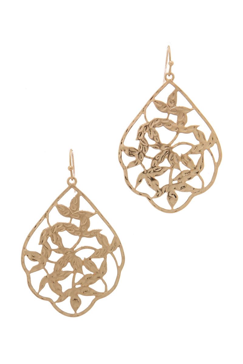 Metal Drop Earring