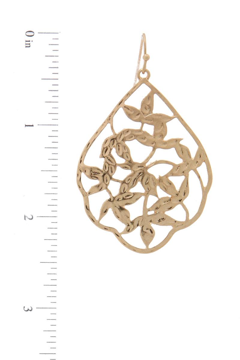 Metal Drop Earring