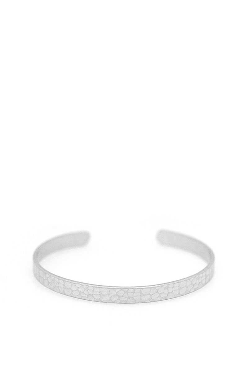 Designer Thin Brass Satin Bangle Bracelet