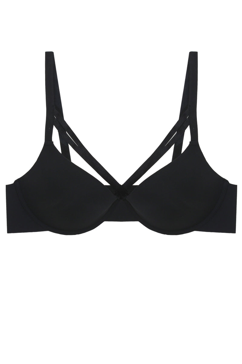 Caged Plunge Bra W/ Underwire