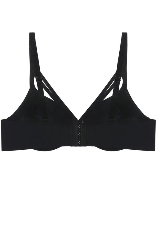 Caged Plunge Bra W/ Underwire