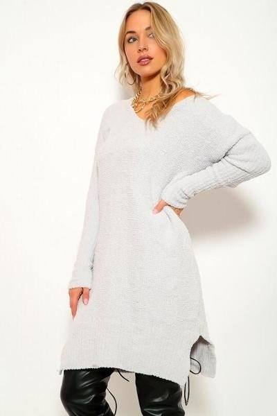 Knit Midi Sweater Dress