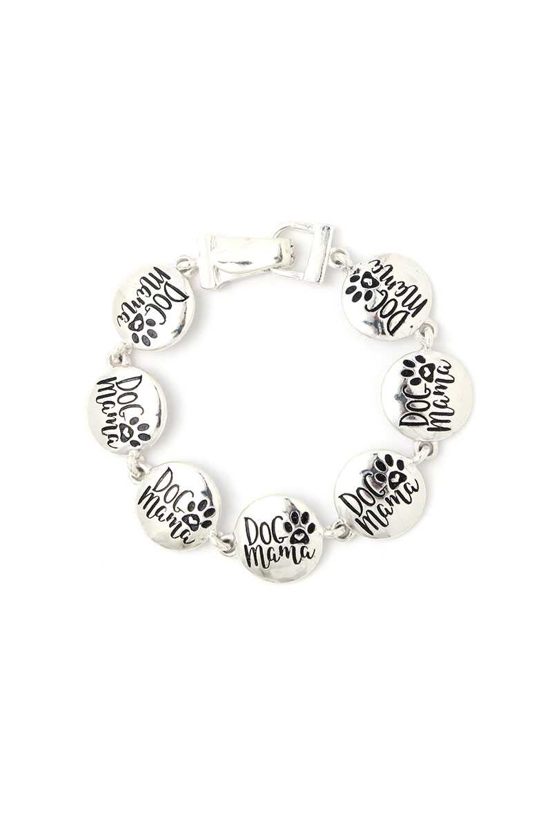 Dog Mama Metal Bracelet