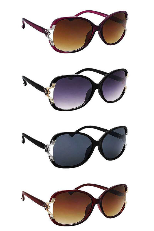 Polycarbonate Uv400 Butterfly Fashion Sunglasses