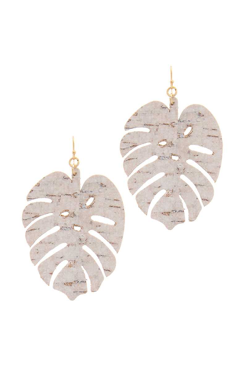 Tropical Leaf Drop Earring