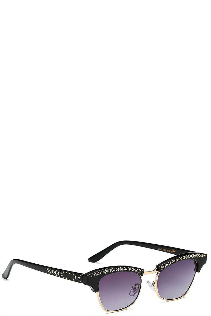 Designer Milky Way Rhinestone Sunglasses