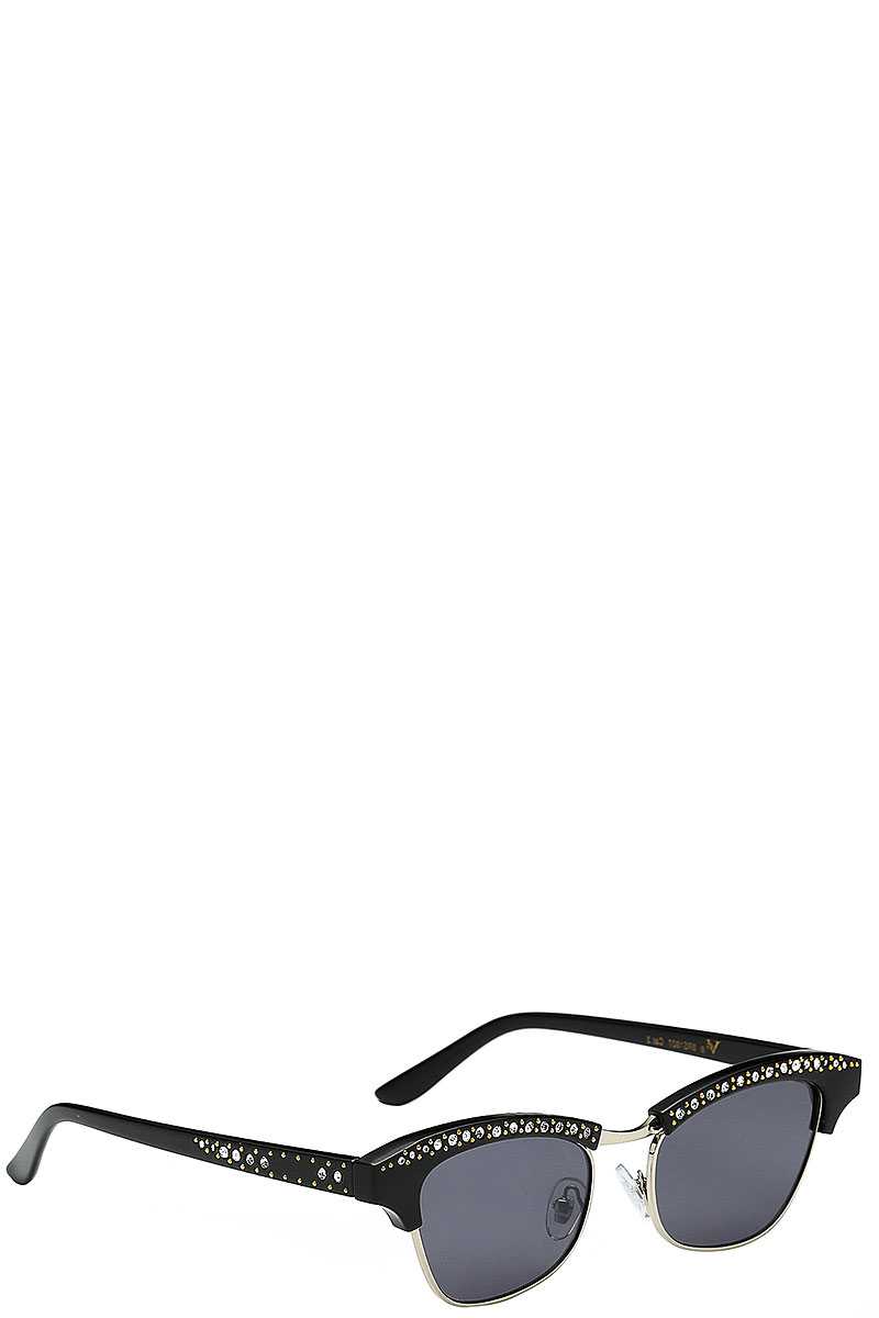 Designer Milky Way Rhinestone Sunglasses