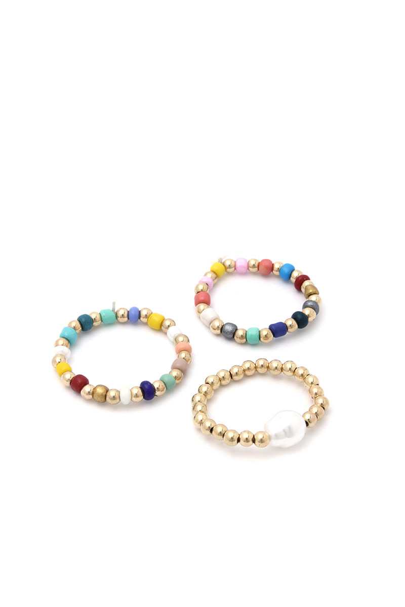 Pearl Beaded Stretch Ring