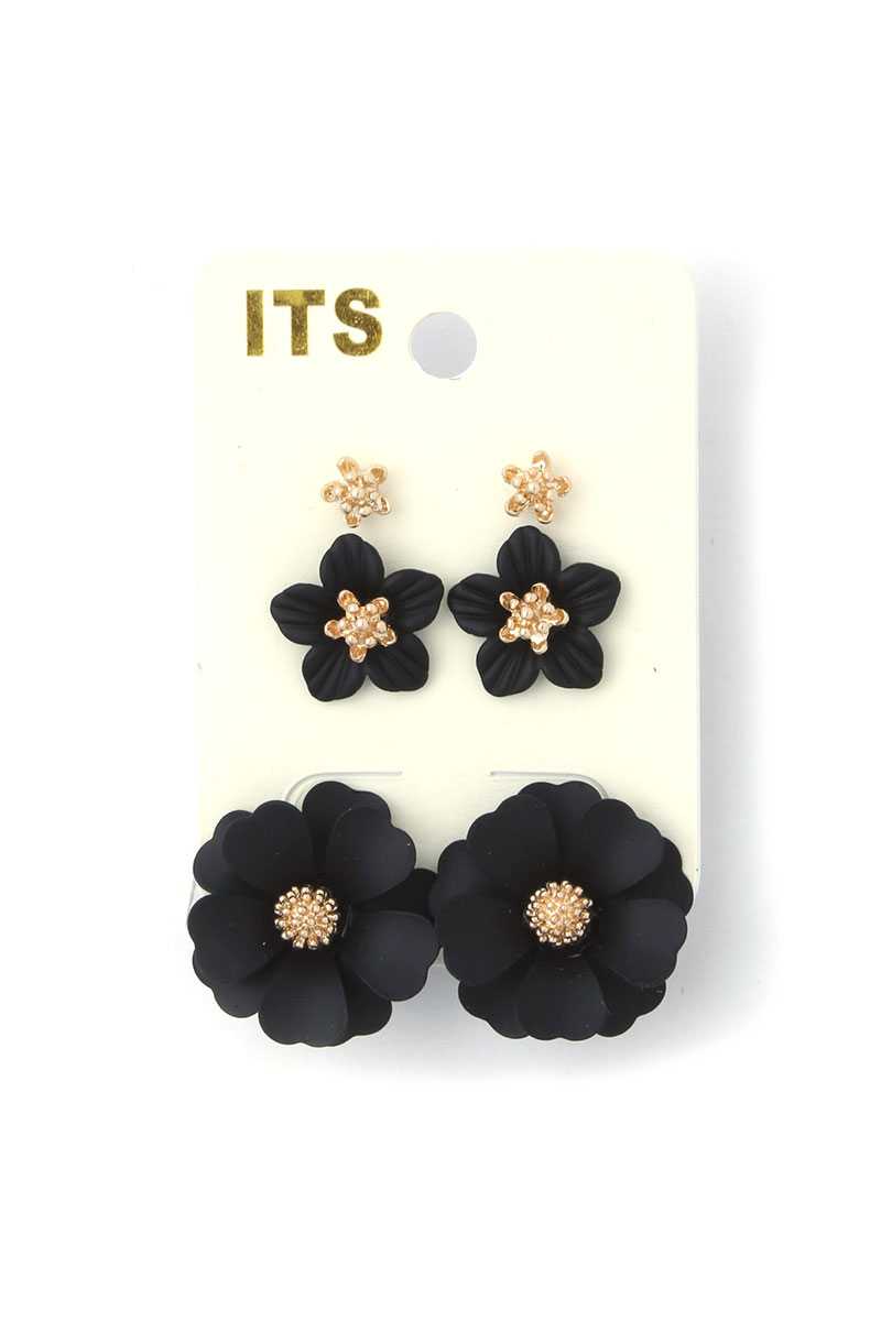 Flower Stud Earring Set