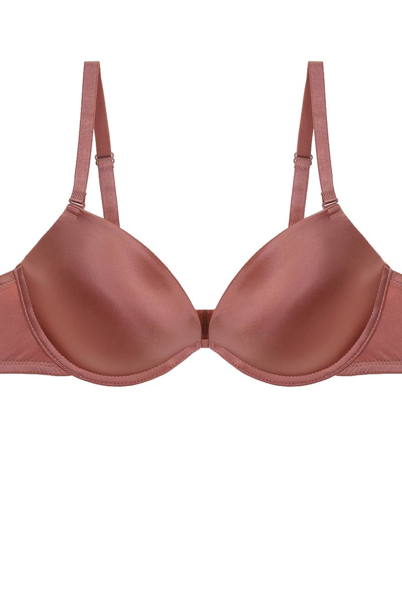 Shinny Push-up Plunge Bra