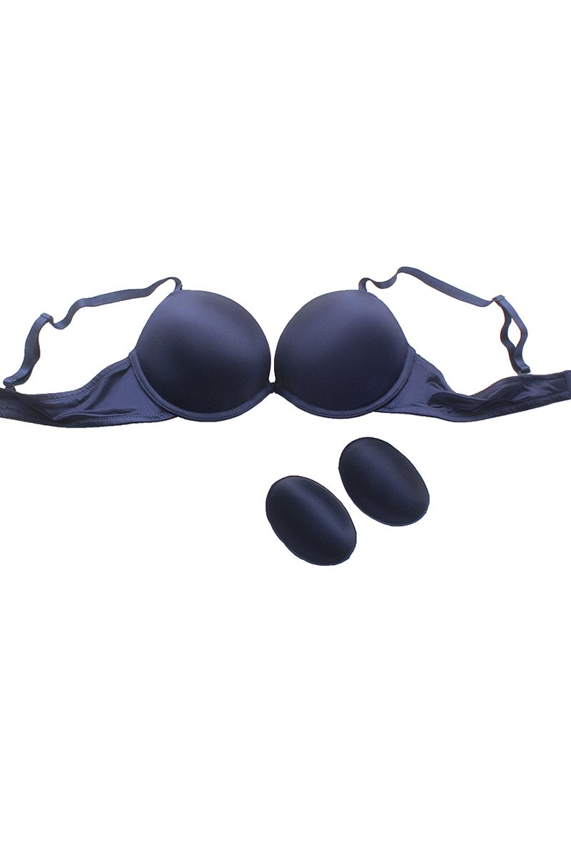 Shinny Push-up Plunge Bra