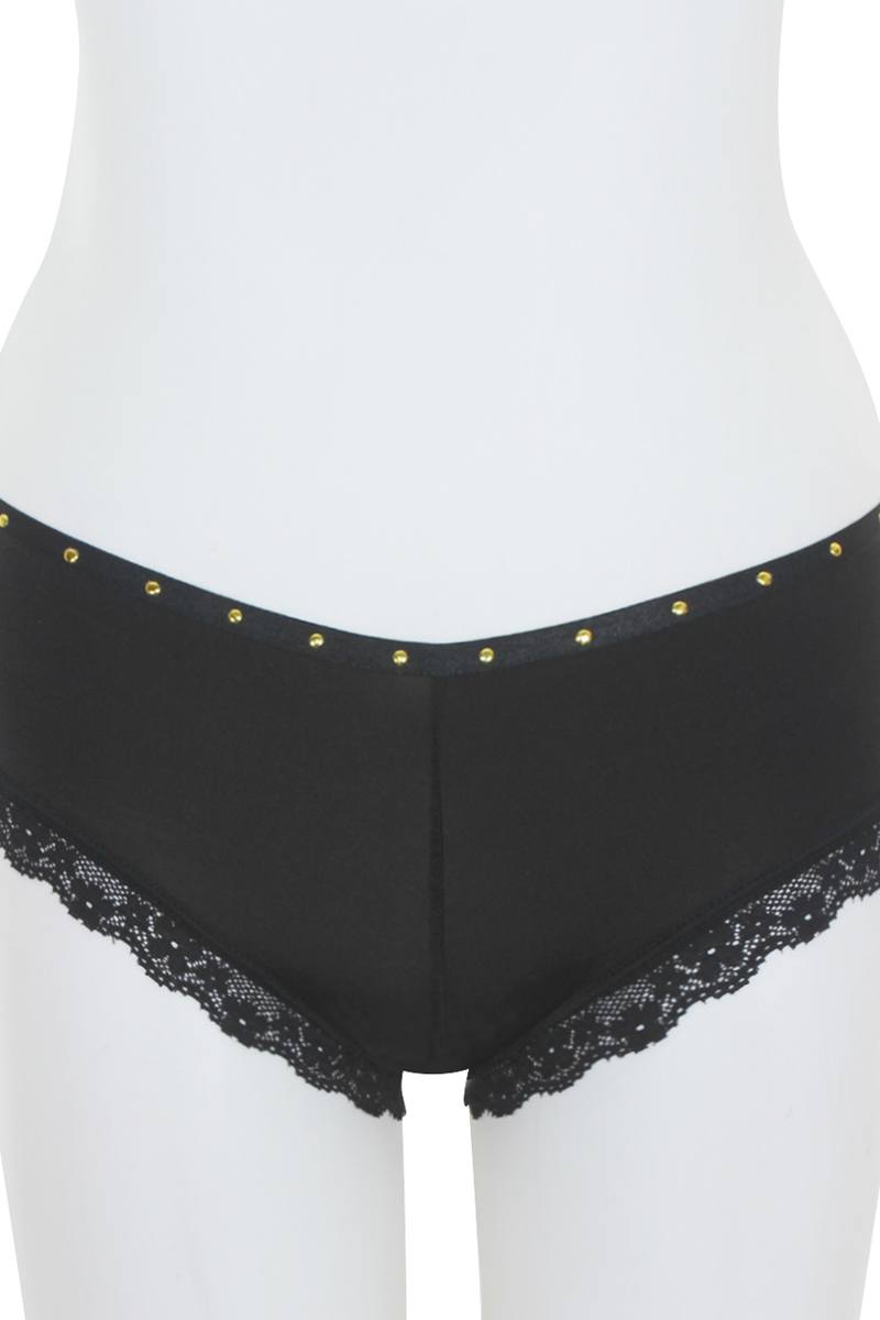 Cut Out Lace Back Hipster