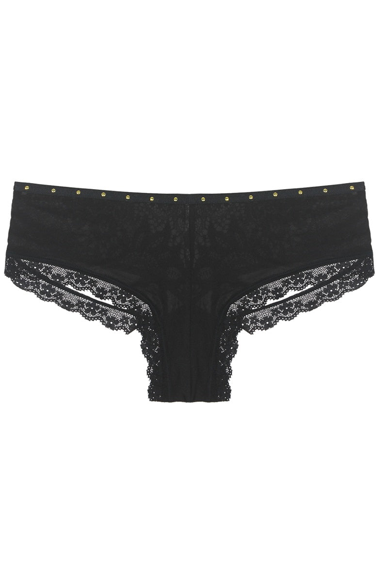 Cut Out Lace Back Hipster