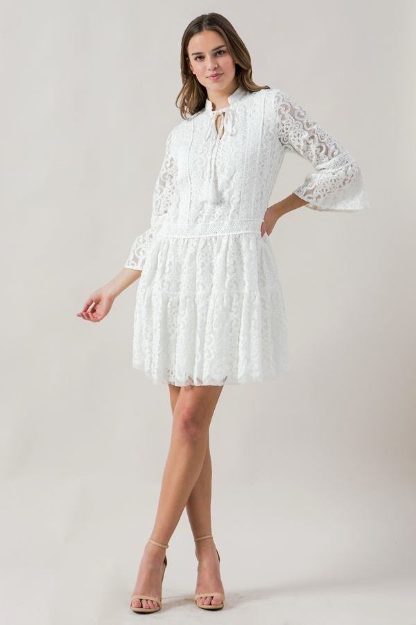 A Lace Babydoll Dress