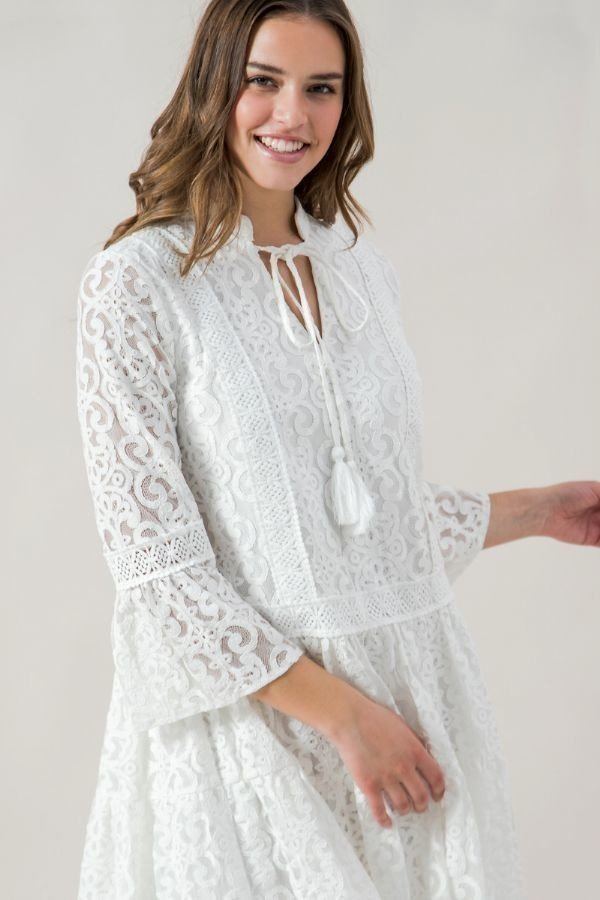 A Lace Babydoll Dress