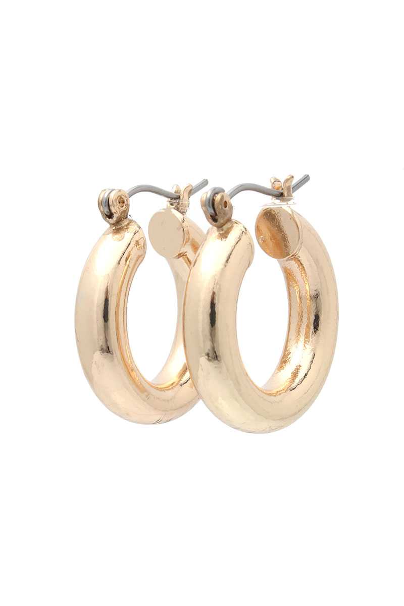 Tube Hoop Earring