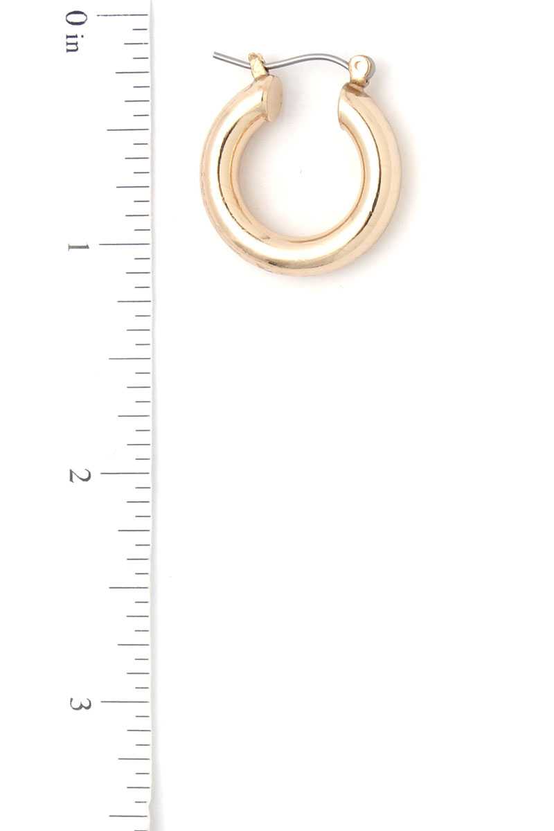 Tube Hoop Earring