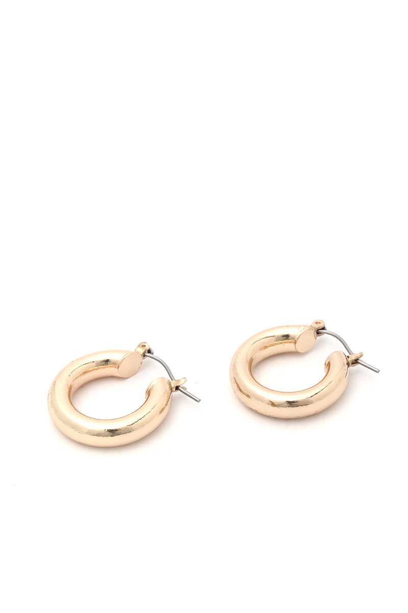 Tube Hoop Earring