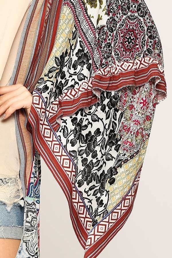 Vintage Printed Kimono