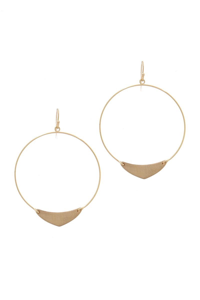 Metal Drop Earring