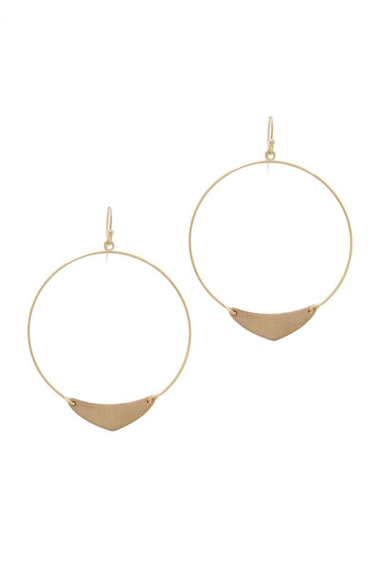 Metal Drop Earring