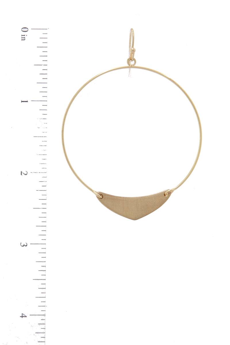 Metal Drop Earring
