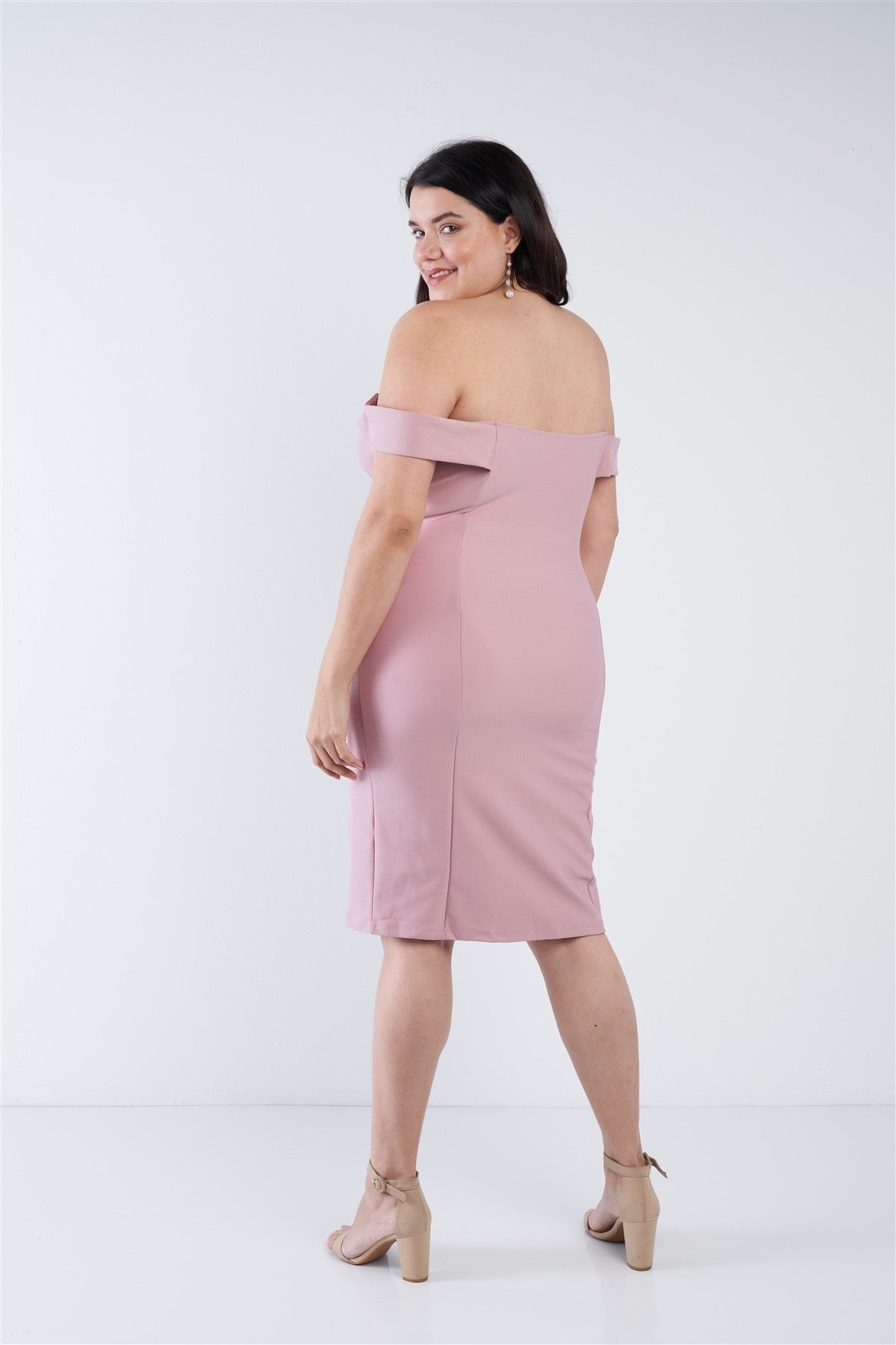 Plus Size  Front Zip Dress