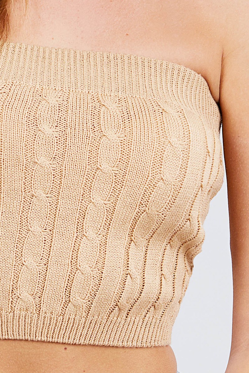 Twisted Effect Tube Sweater Top