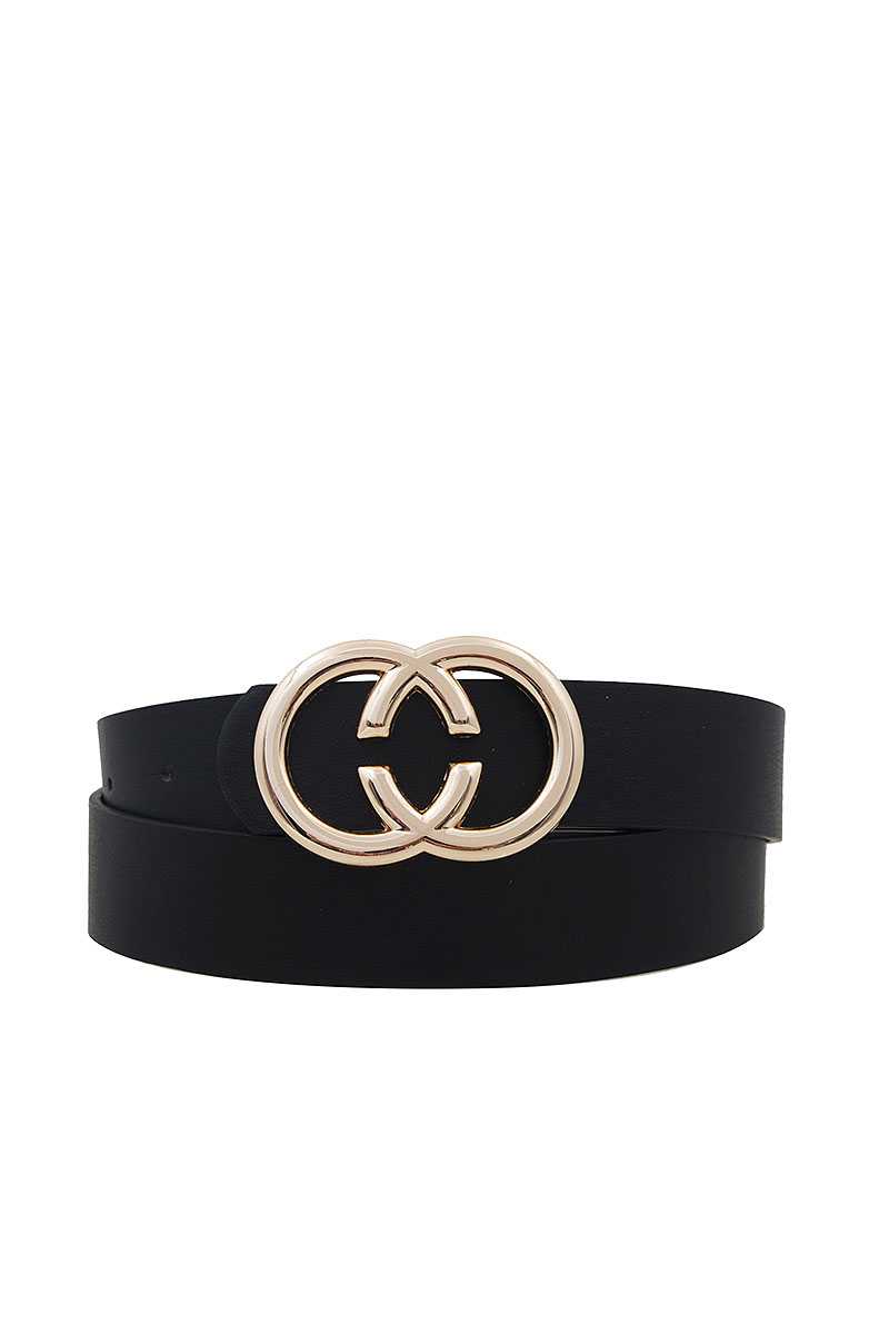 Fashion Double Ring Buckle Belt