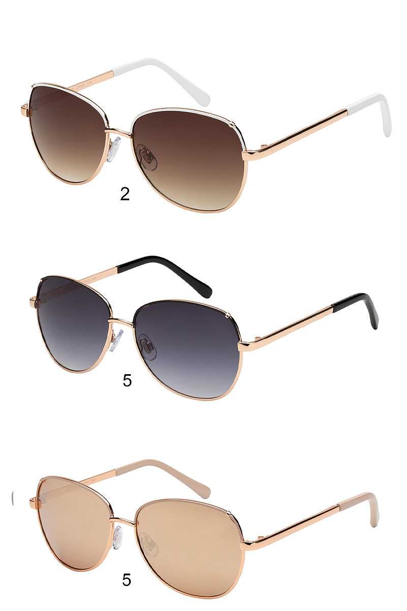 Trendy Fashion Retro Aviator Sunglasses