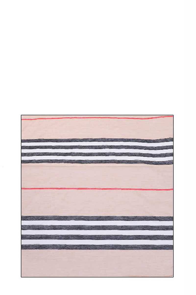 Striped Sheer Scarf