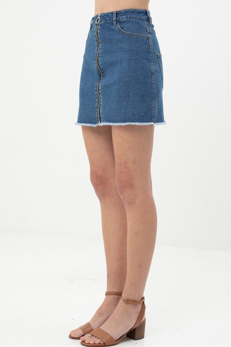 Unique Design Denim Skirt