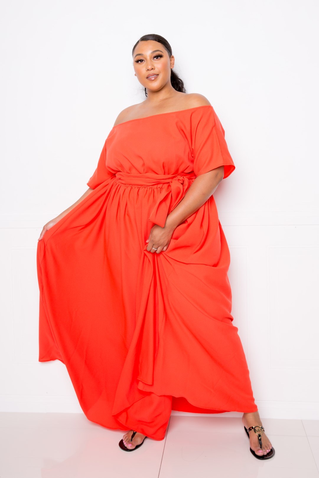 Off Shoulder See Through Dress