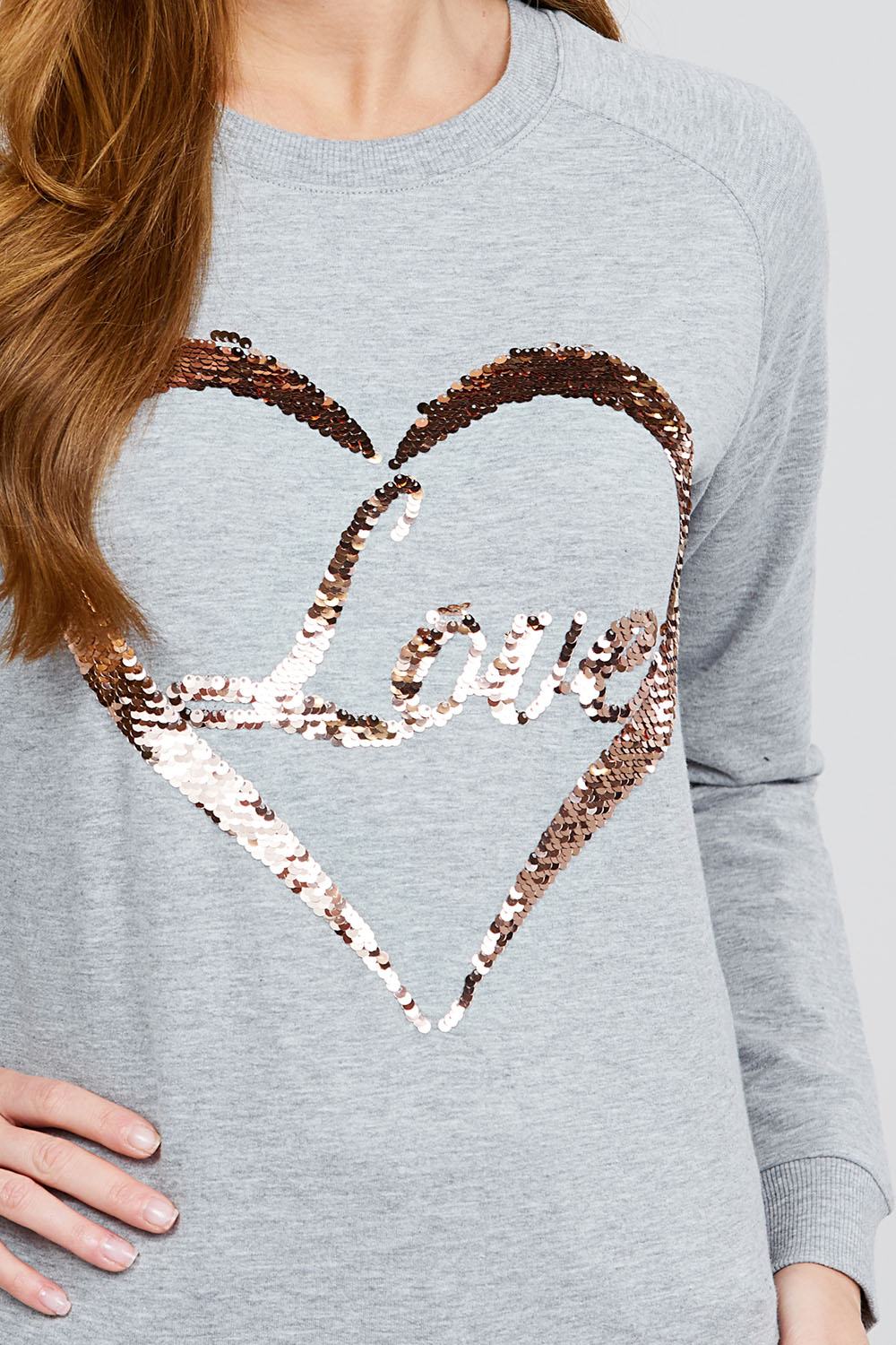 Love Sequins Pullover