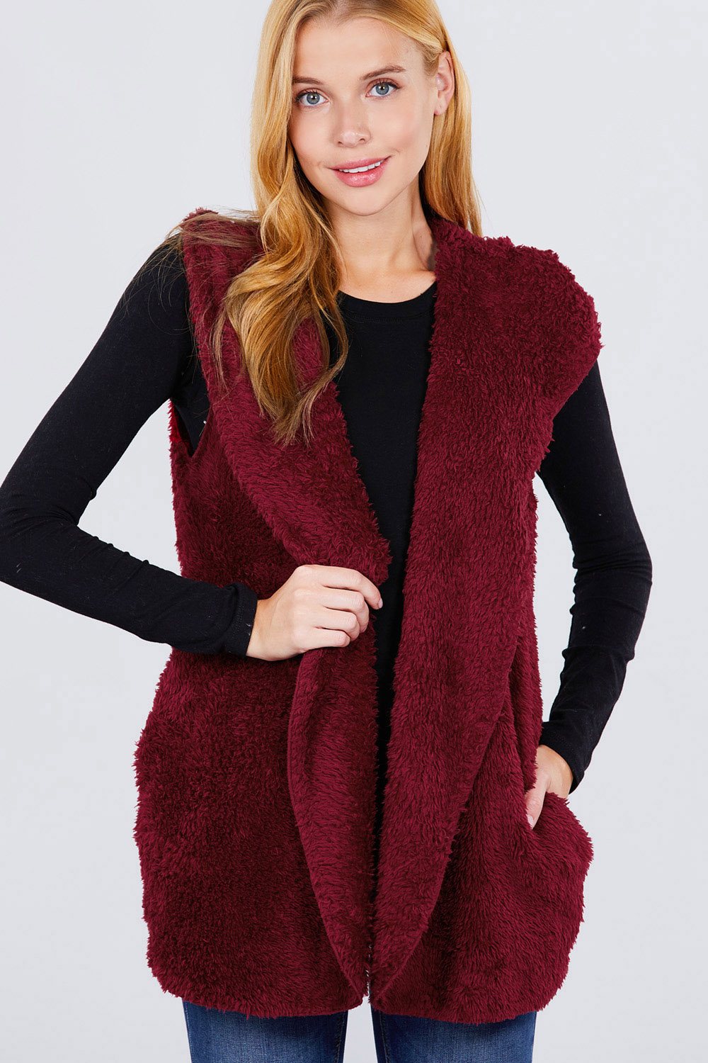 Faux Fur Fluffy Vest