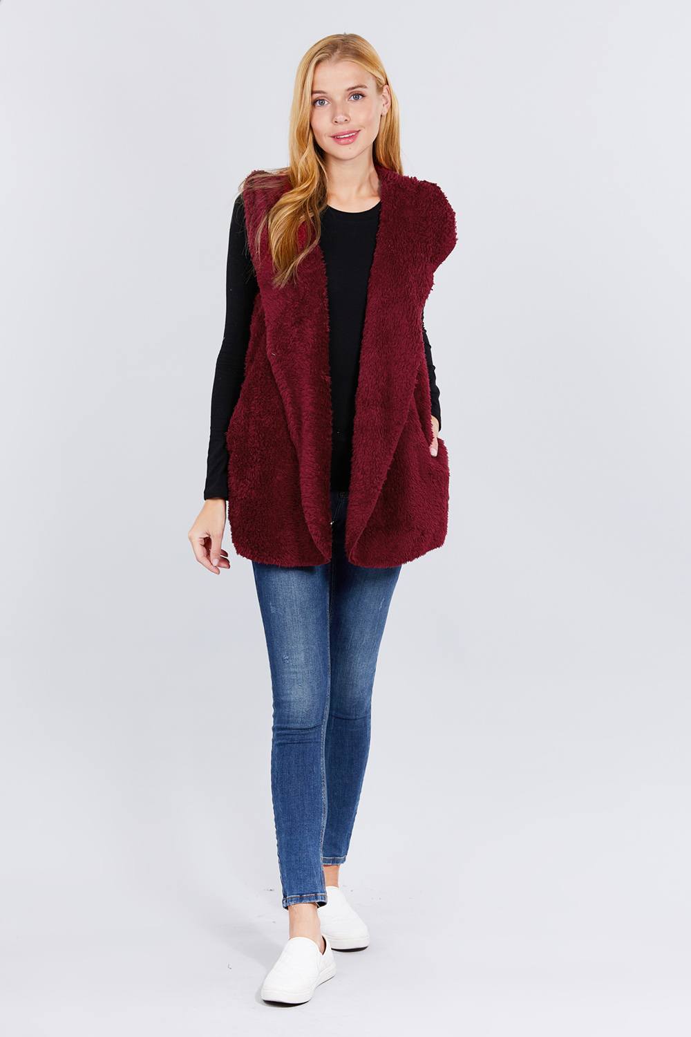 Faux Fur Fluffy Vest